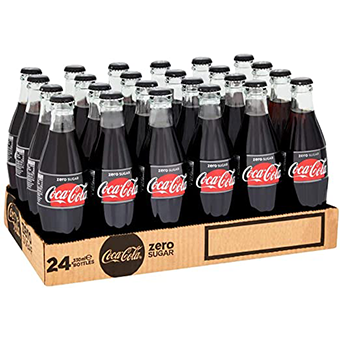 Coca Cola Zero Glass Bottles-24x330ml01